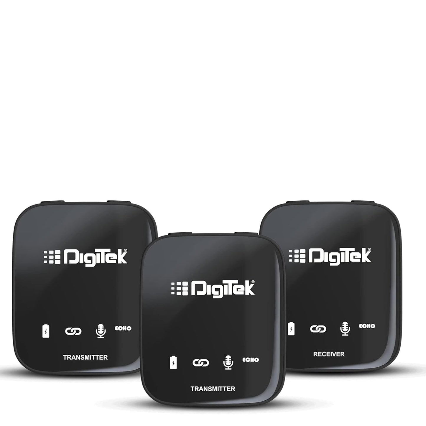 Digitekยฎ DWM 101 Wireless Microphone Noise Reduction, for DSLR Camera, Android & iOS Smartphones