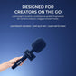 Digitek® DWM 101 Wireless Microphone Noise Reduction, for DSLR Camera, Android & iOS Smartphones
