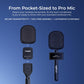 Digitek® DWM 101 Wireless Microphone Noise Reduction, for DSLR Camera, Android & iOS Smartphones